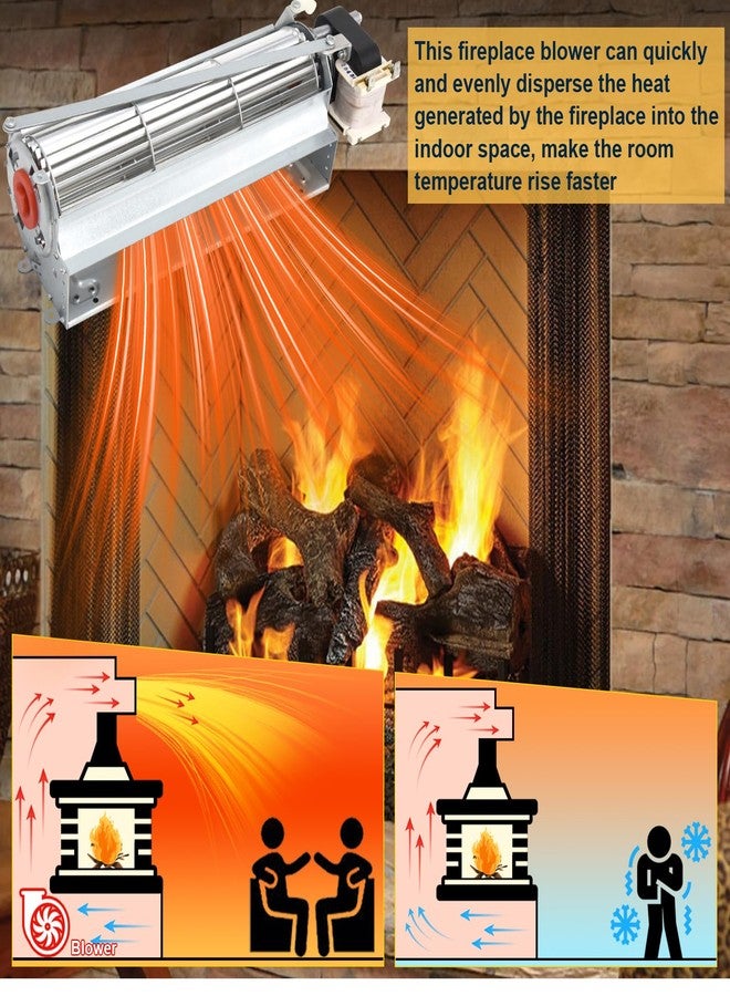 Aibabcue FK12 Fireplace Blower Fan Kit for Majestic, Vermont Castings, Temco, Monessen Fireplaces R7-RB12, HB-RB12 Blowers Fan Replacement - Image 3